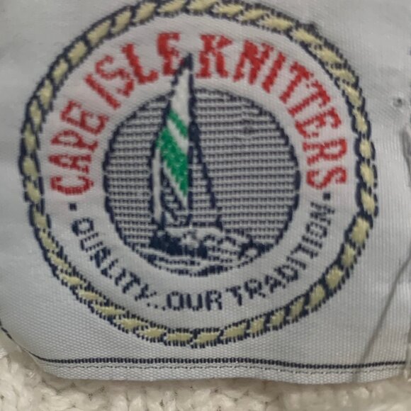 VINTAGE CAPE ISLE KNITTERS COTTON PATTERN SWEATERS SIZE XL - Picture 15 of 15